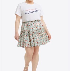 Draper James Strawberry Fields skirt